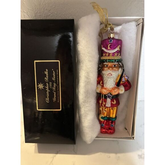 Christopher Radko Moscow Circus Collection Grand Ring Master Christmas Ornament - Picture 3 of 3